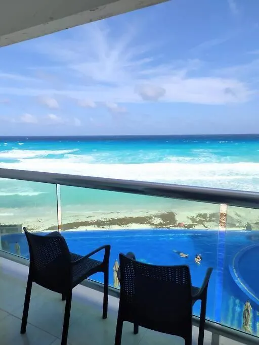 アパート Ocean View Suite 2 Min Walking To Coco Bongo Od110 カンクン