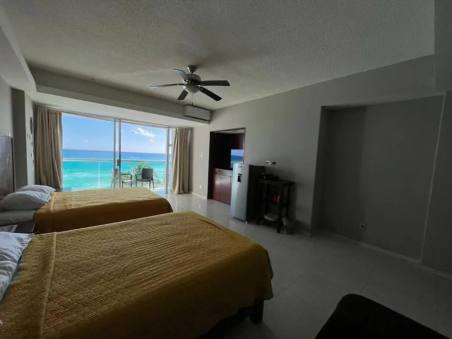 Ocean View Suite 2 Min Walking To Coco Bongo Od110 Cancún Appartement